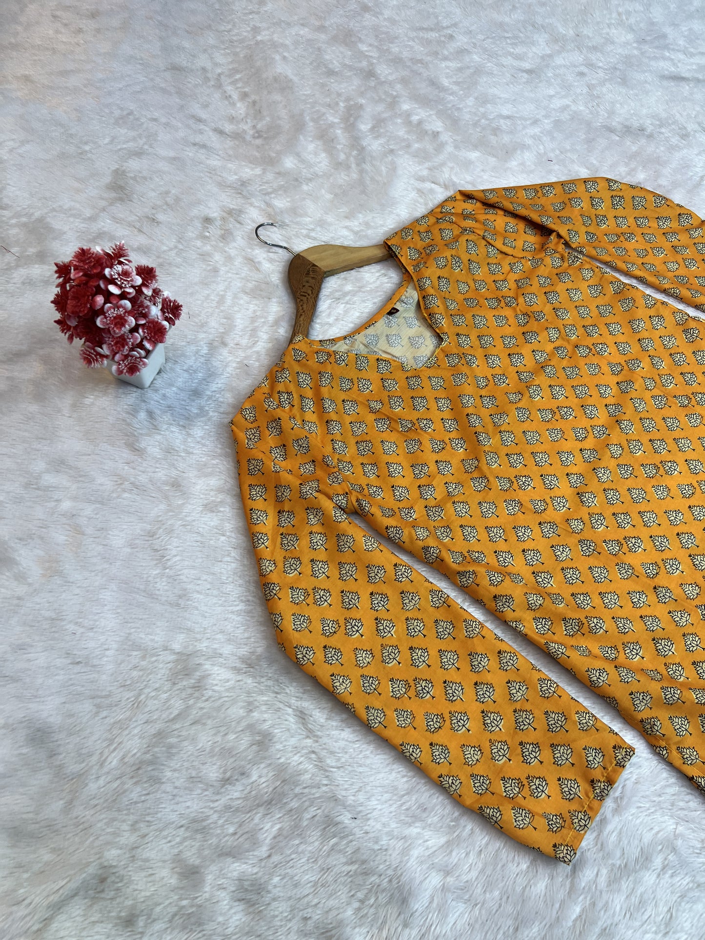 ROMAN SILK SHORT KURTI