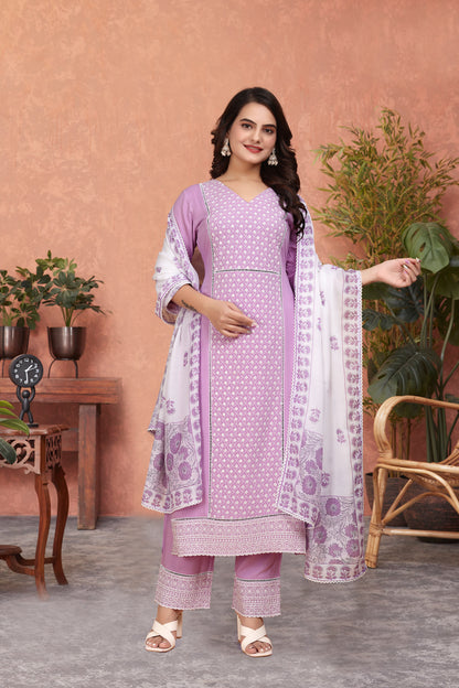 ZAYLÉRA Lavande Royale Suit Set