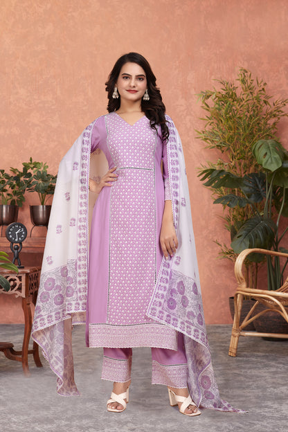 ZAYLÉRA Lavande Royale Suit Set