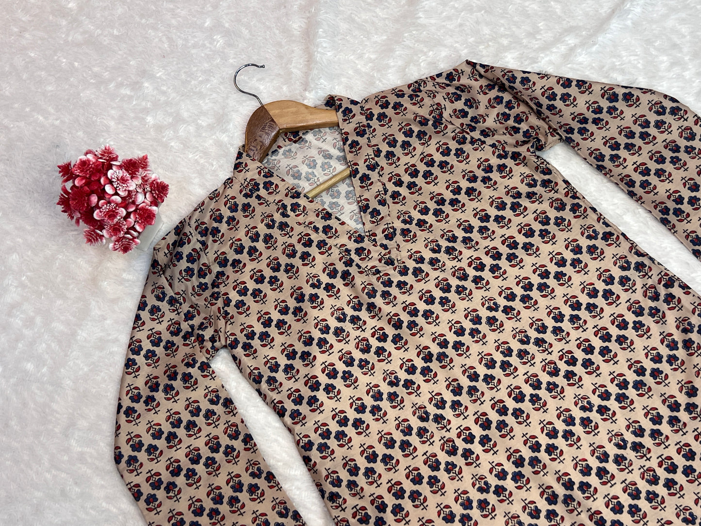 ROMAN SILK SHORT KURTI