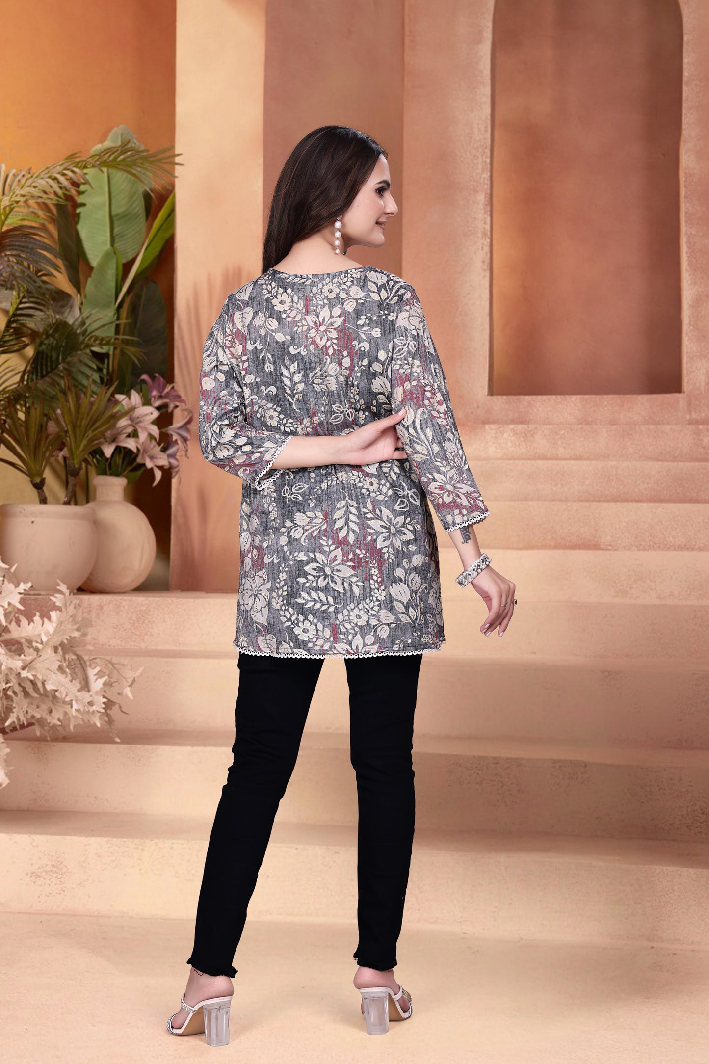 Midnight Bloom Top