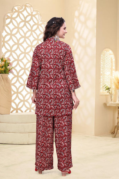 Midnight Paisley Co-ord Set