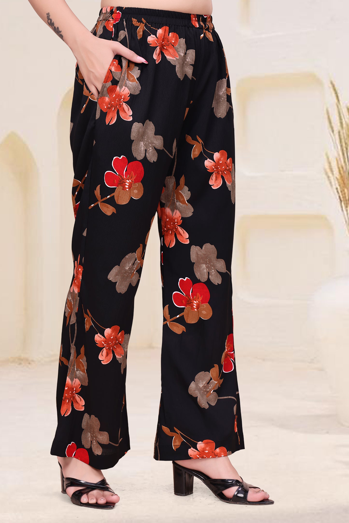 ZAYLÉRA Noir Blossom Luxe Co-Ord