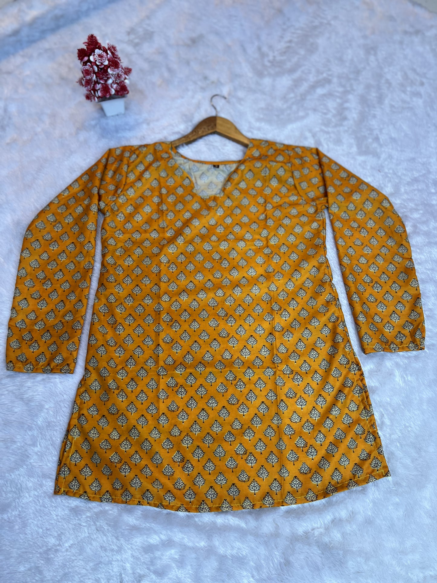 ROMAN SILK SHORT KURTI