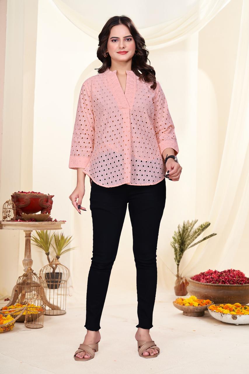 ZAYLÉRA Aqua Élégance Shirt