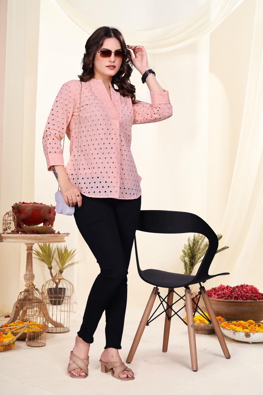 ZAYLÉRA Aqua Élégance Shirt