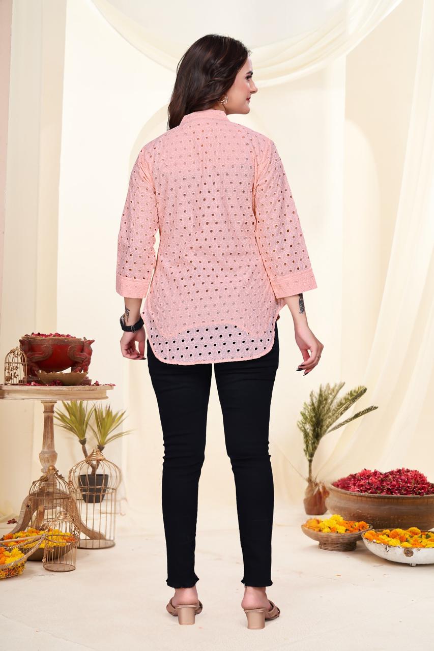 ZAYLÉRA Aqua Élégance Shirt