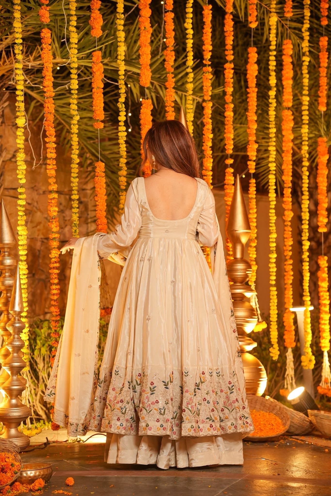 ✨ Maharani Luxe Silk Anarkali Suit Set ✨