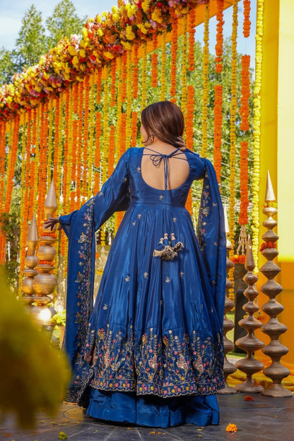 ✨ Maharani Luxe Silk Anarkali Suit Set ✨