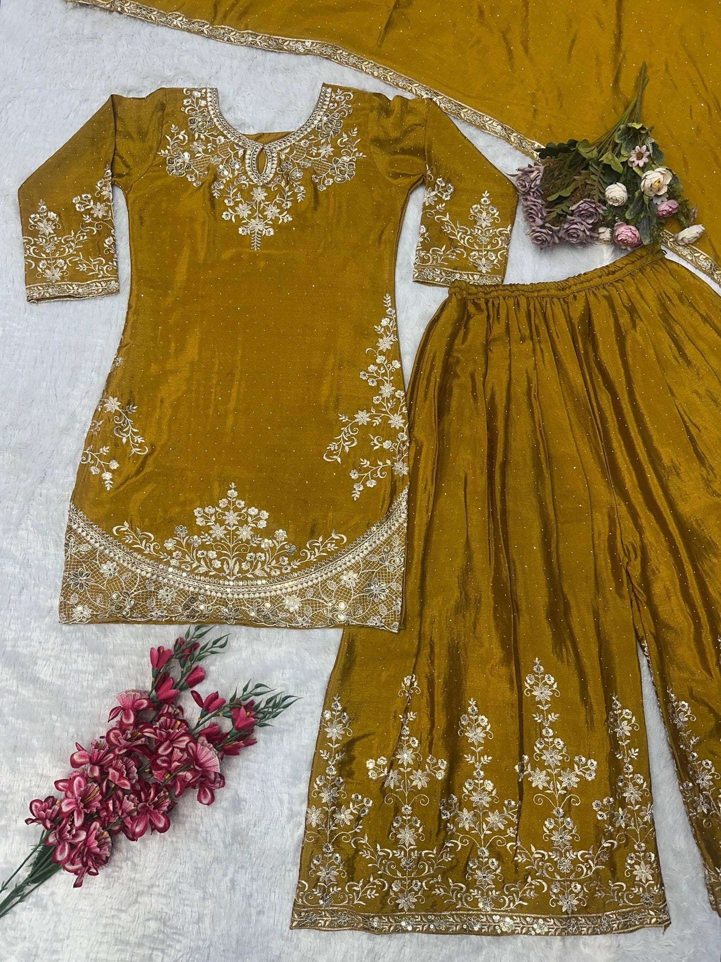 👑 Royal Embroidered Sharara Suit Collection 👑