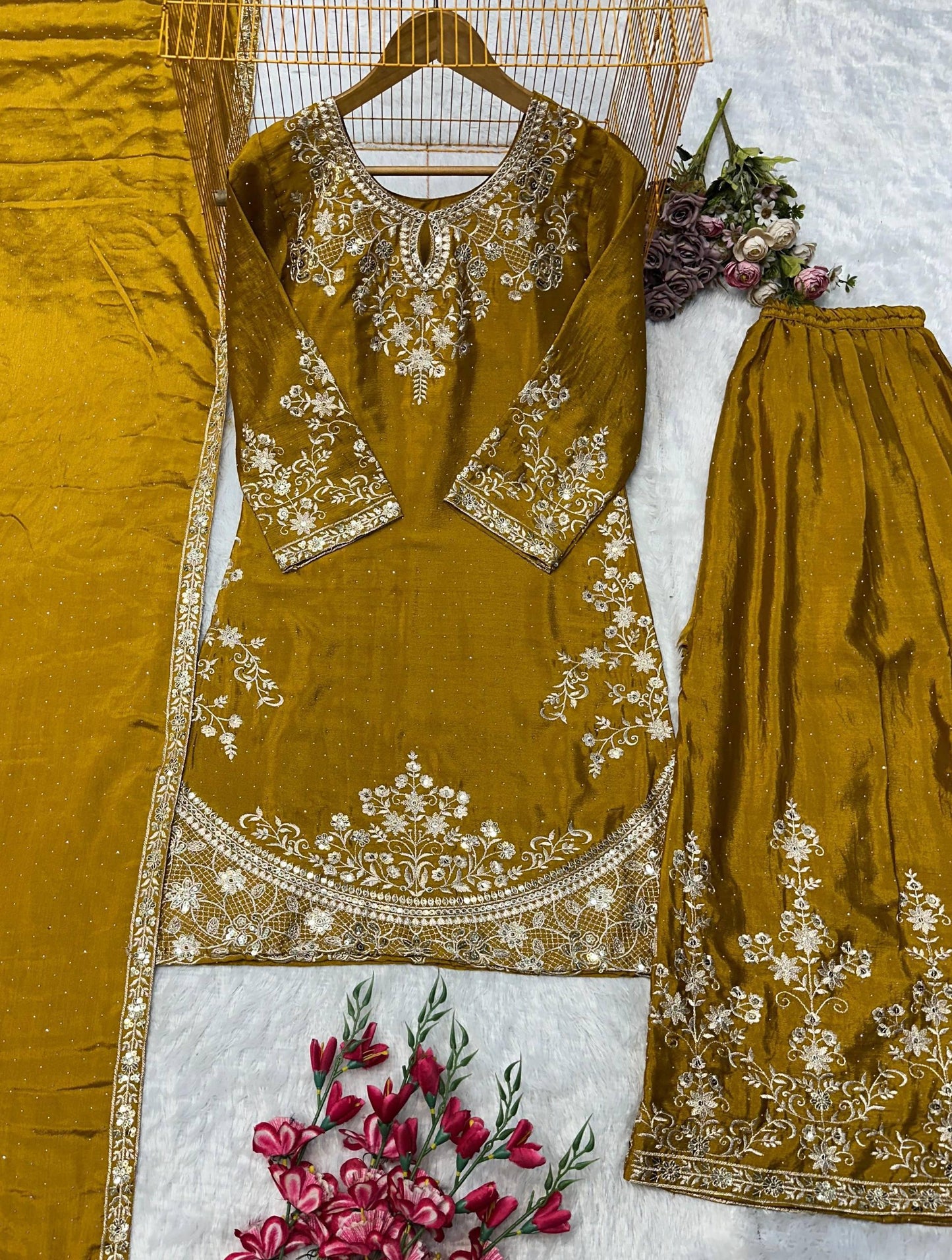 👑 Royal Embroidered Sharara Suit Collection 👑