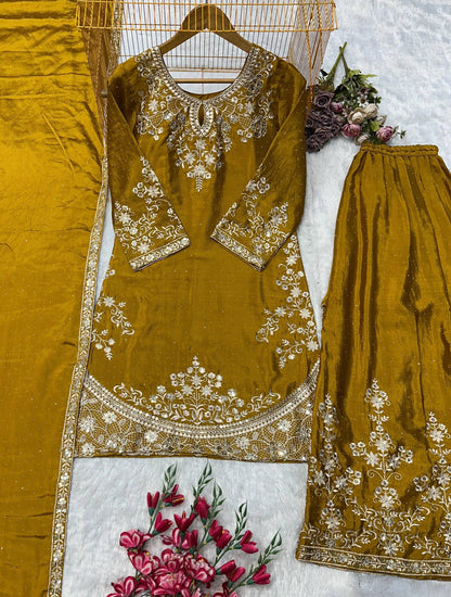 👑 Royal Embroidered Sharara Suit Collection 👑