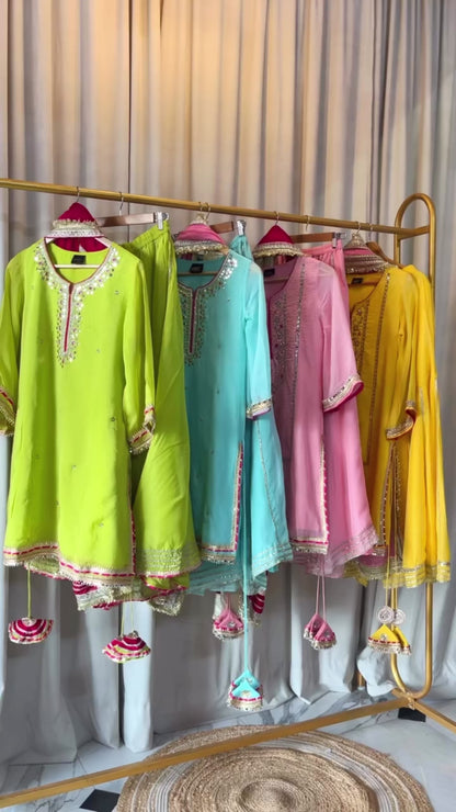 ✨ Maharani Noor Embroidered Sharara Suit Set ✨
